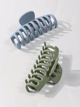 2pcs Blue Green Hair Claw Sai Feel